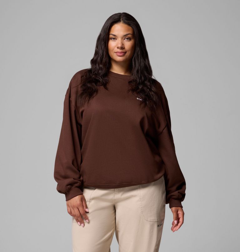 Women's Aldermore Crew Shirt - Plus Size, Color: Tobacco, image 1