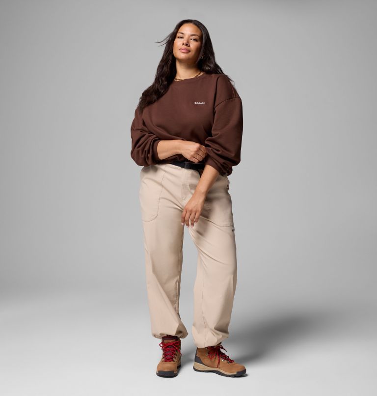 Women's Aldermore Crew Shirt - Plus Size, Color: Tobacco, image 2