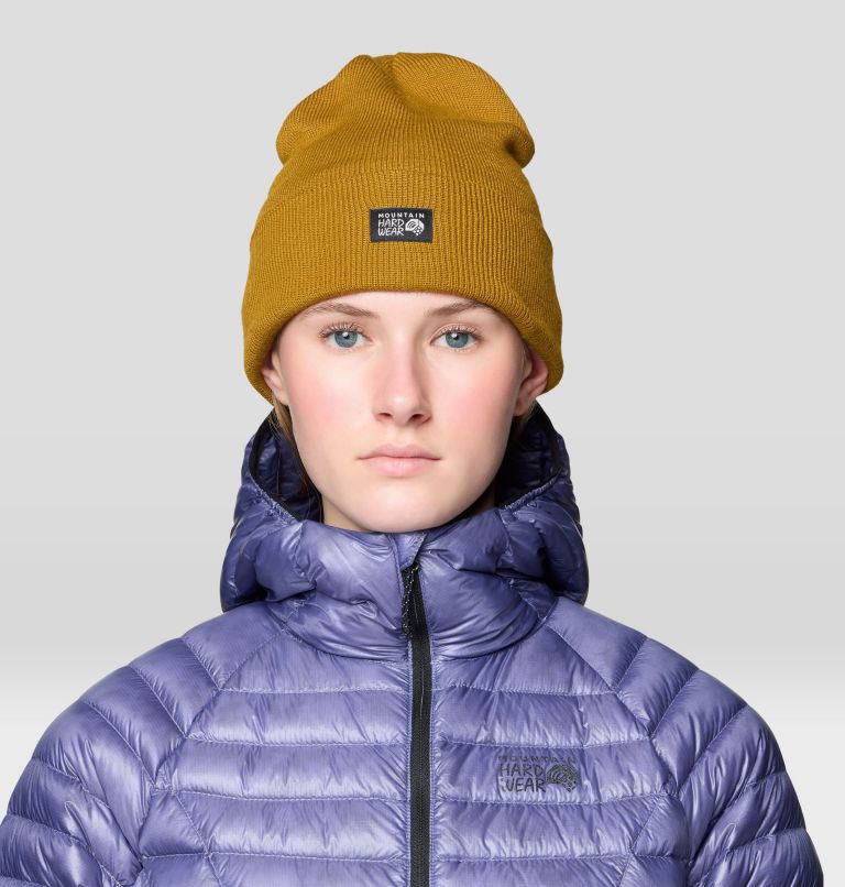 Logo Cuff Beanie F25 | 255 | O/S, Color: Olive Gold, image 5