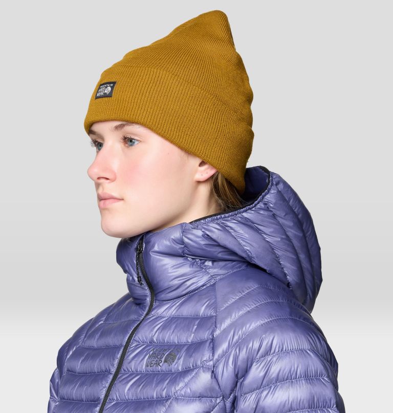 Logo Cuff Beanie F25 | 255 | O/S, Color: Olive Gold, image 7