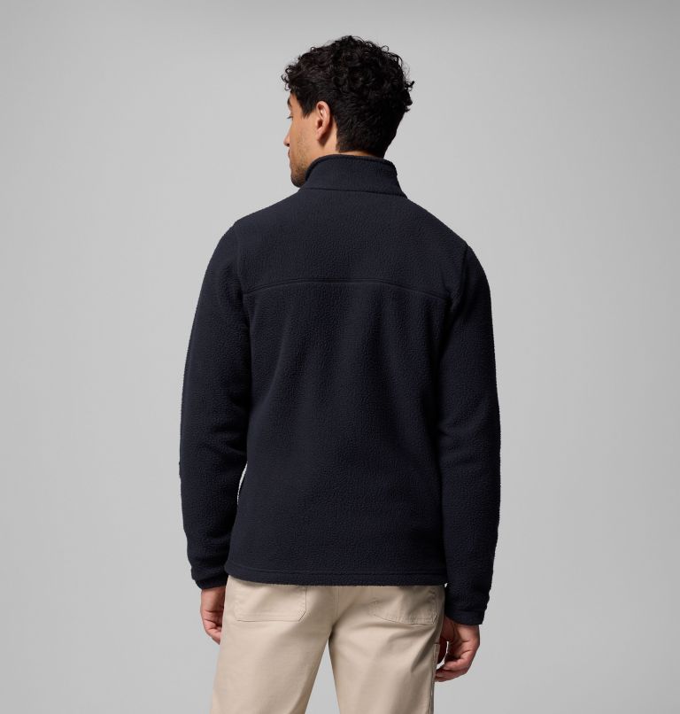 Men's Juniper Peak Full Zip Fleece, Color: Black, image 3