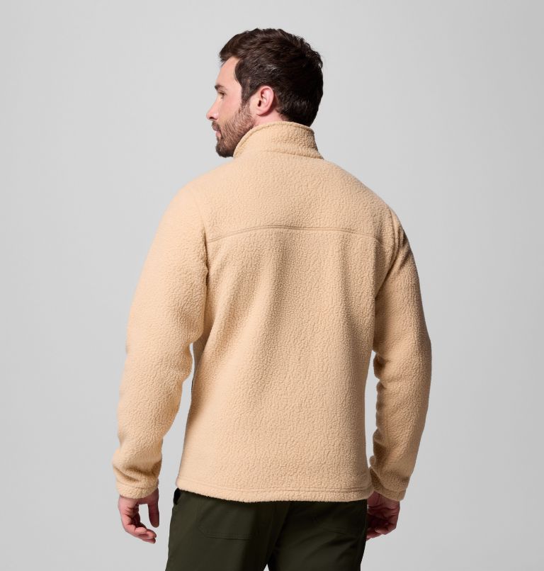 Men's Juniper Peak Full Zip Fleece, Color: Canoe, Tobacco, image 3