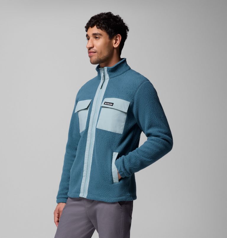 Manteau à fermeture éclair Juniper Peak pour hommes, Color: Everblue, Crushed Blue, image 4
