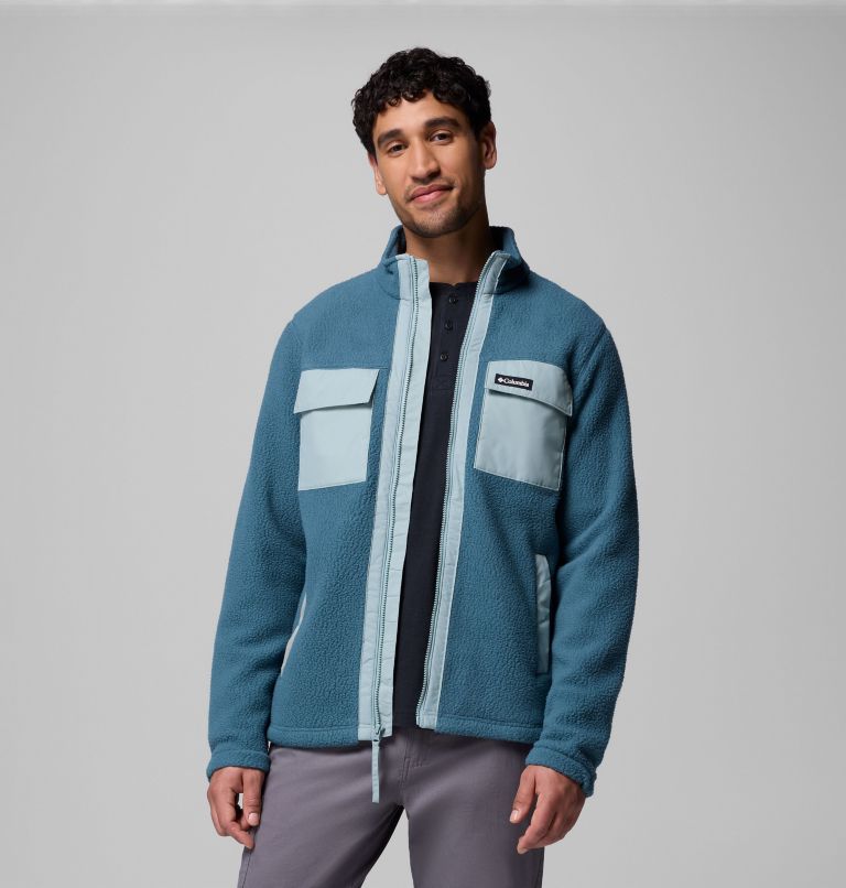 Manteau à fermeture éclair Juniper Peak pour hommes, Color: Everblue, Crushed Blue, image 5