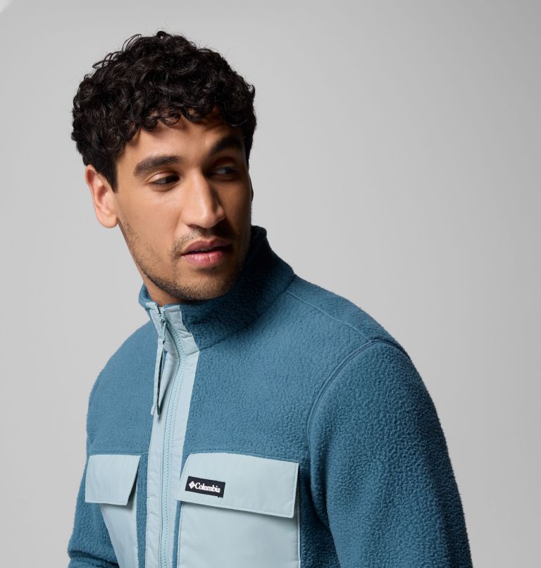Manteau à fermeture éclair Juniper Peak pour hommes, Color: Everblue, Crushed Blue, image 6