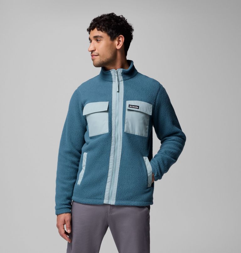 Manteau à fermeture éclair Juniper Peak pour hommes, Color: Everblue, Crushed Blue, image 1