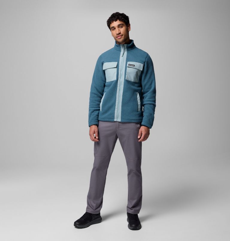 Manteau à fermeture éclair Juniper Peak pour hommes, Color: Everblue, Crushed Blue, image 2