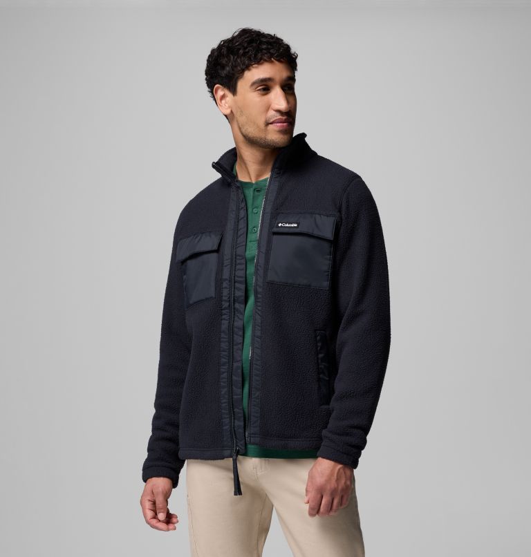 Men's Juniper Peak Fleece Jacket, Color: Black, image 5