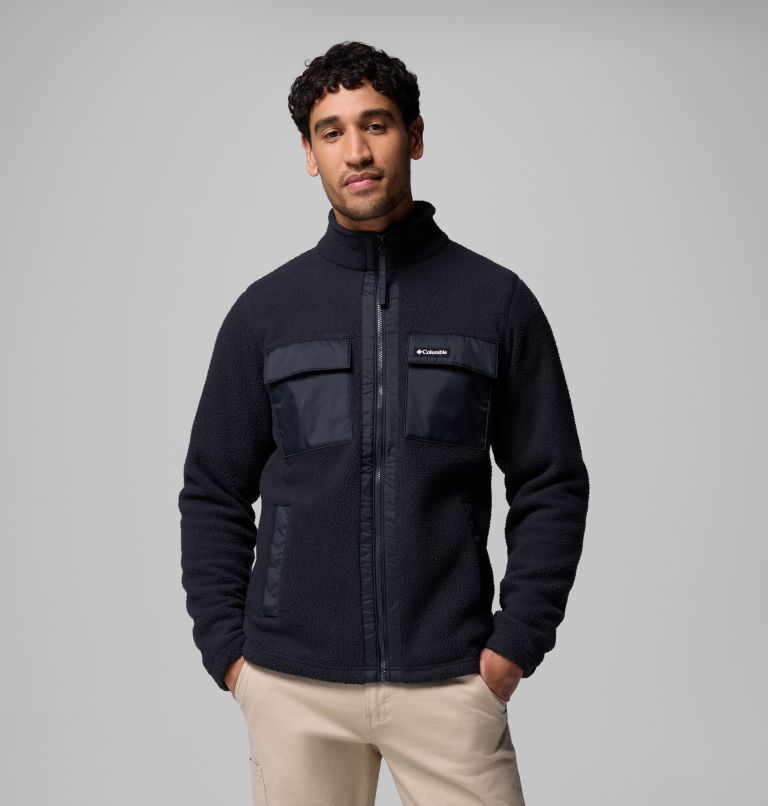 Men's Juniper Peak Fleece Jacket, Color: Black, image 1