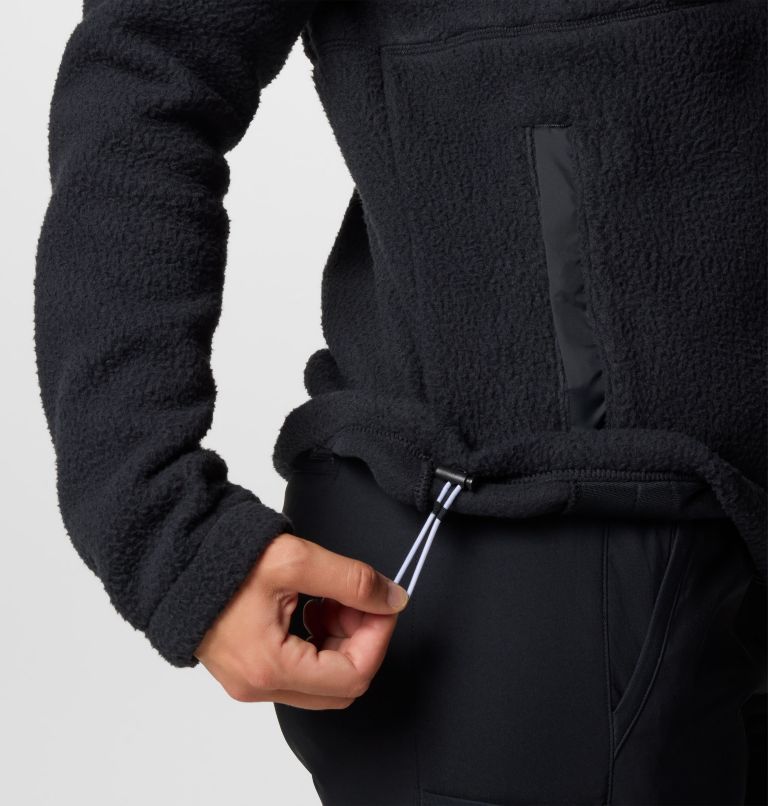 Women's Juniper Peak Full Zip Fleece Jacket, Color: Black, Black, image 5