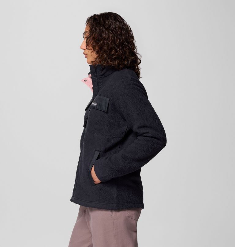 Women's Juniper Peak Full Zip Fleece, Color: Black, image 4