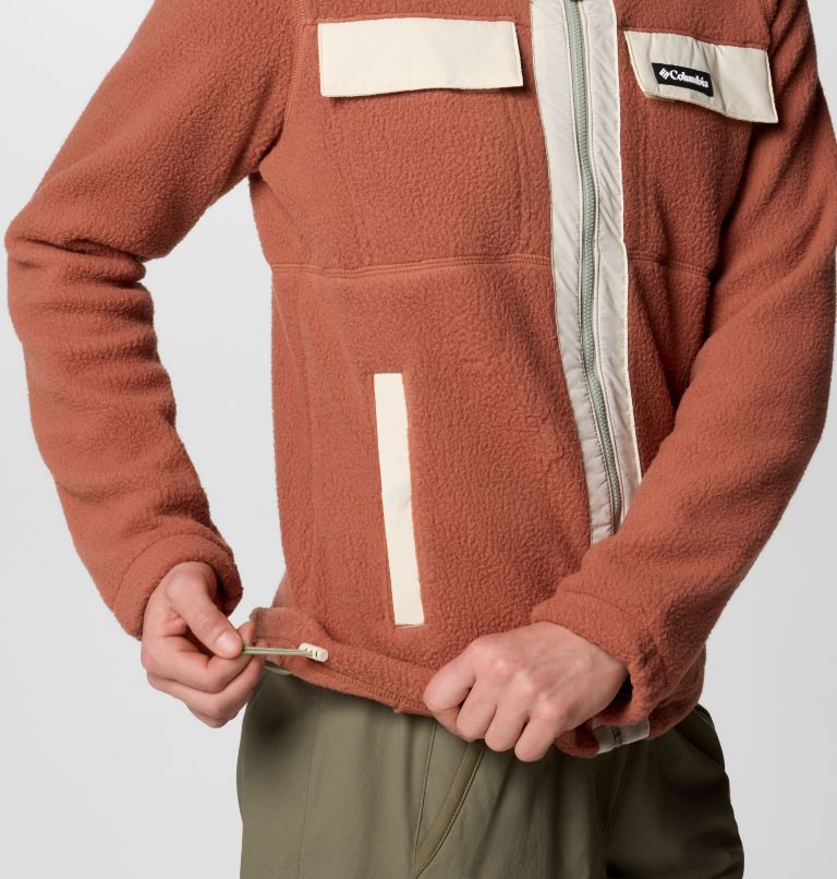 Women's Juniper Peak Full Zip Fleece Jacket, Color: Auburn, Chalk, image 5