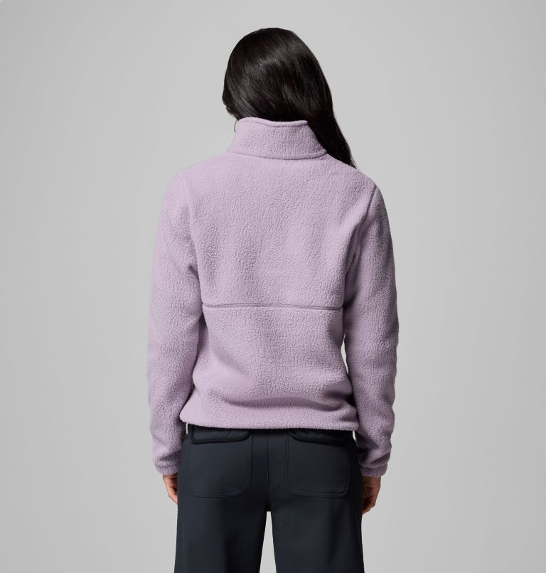 Women's Juniper Peak Full Zip Fleece, Color: Shale Purple, Lavender Pearl, image 3