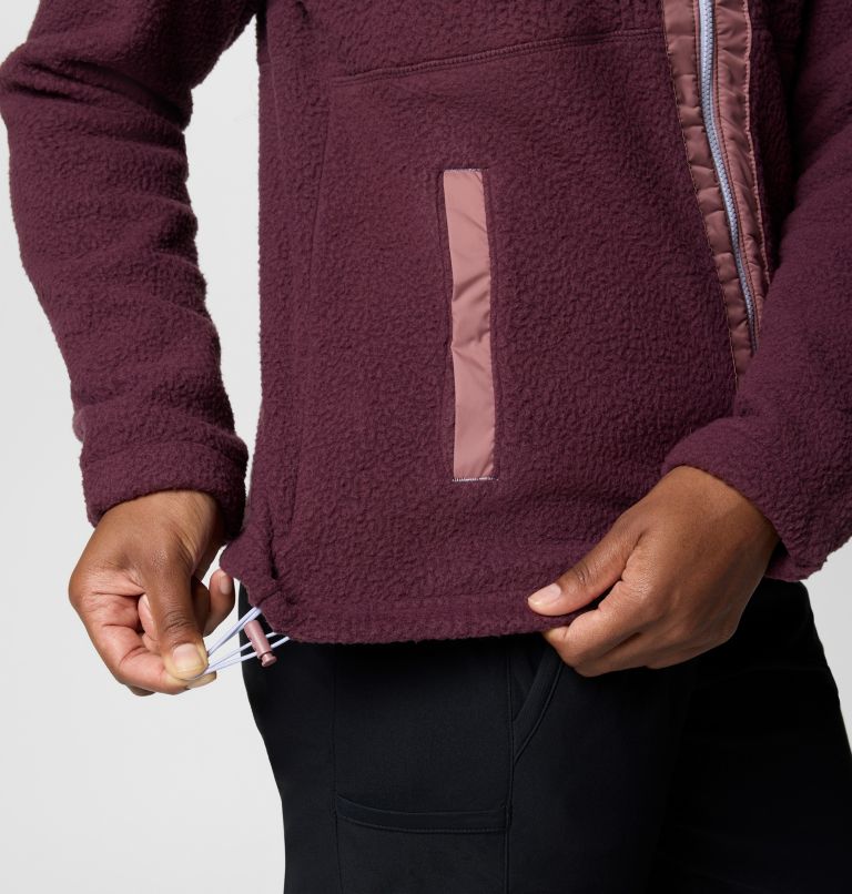 Manteau polaire à fermeture éclair Juniper Peak pour femme, Color: Moonvista, Fig, image 5