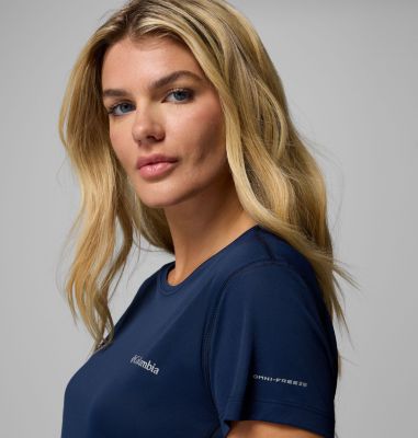 Women's Zero Rules Light Technical T-Shirt, Color: Collegiate Navy, image 4