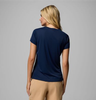 Women's Zero Rules Light Technical T-Shirt, Color: Collegiate Navy, image 2