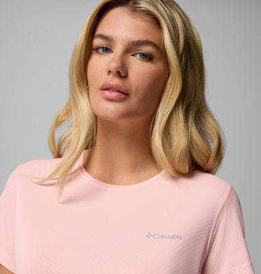Women's Zero Rules Light Technical T-Shirt, Color: Pink Sand, image 16