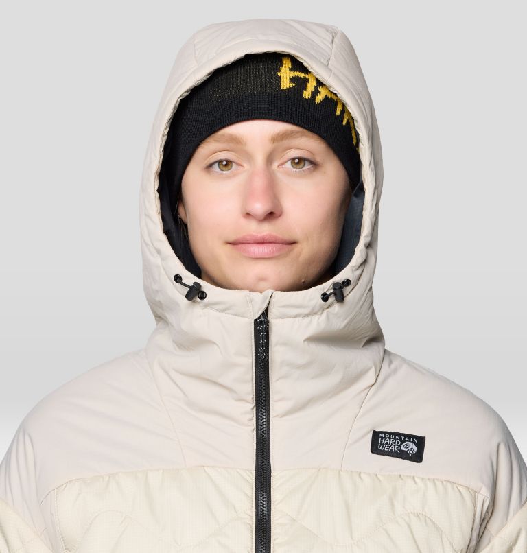 Women's Après Pro Insulated Hooded Jacket, Color: Fossil, image 4
