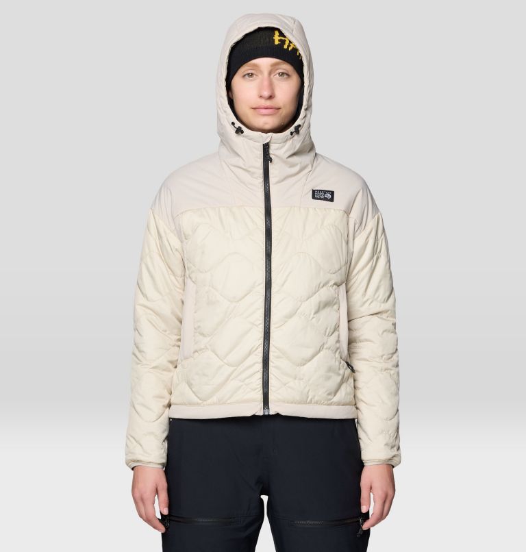 Women's Après Pro Insulated Hooded Jacket, Color: Fossil, image 1