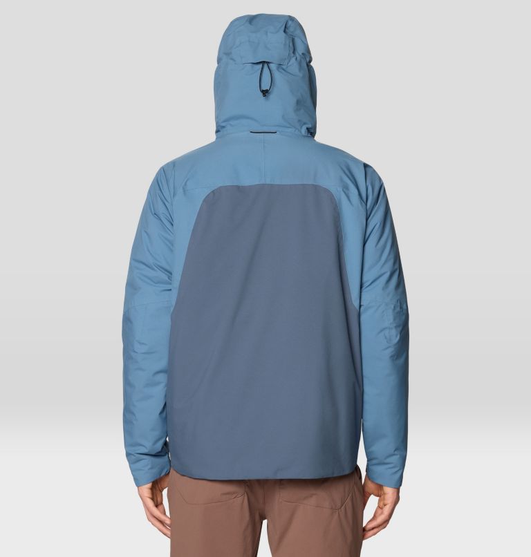 Stretch Ozonic Insulated Jacket, Color: Adriatic Blue, Moon Blue, image 3