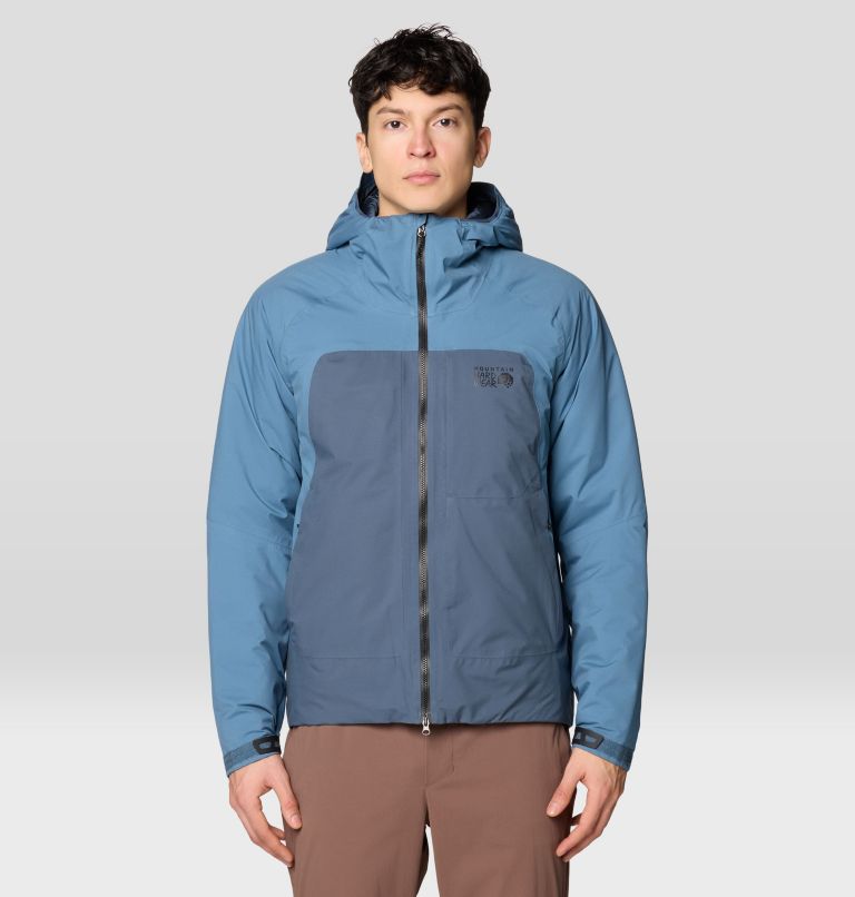Stretch Ozonic Insulated Jacket, Color: Adriatic Blue, Moon Blue, image 1