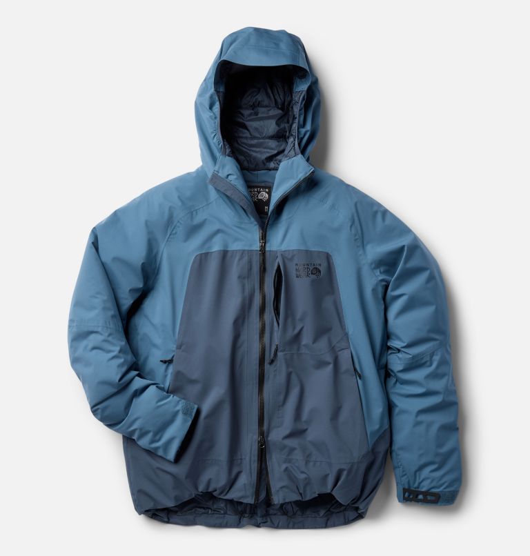 Stretch Ozonic Insulated Jacket, Color: Adriatic Blue, Moon Blue, image 2