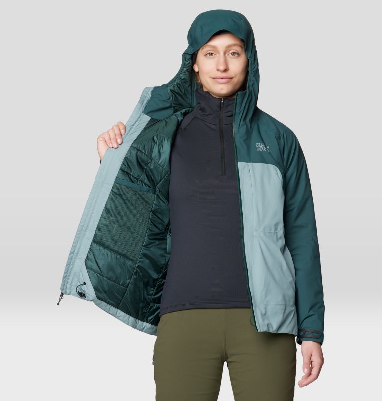 Manteau isolé Stretch Ozonic, Color: Blue Sage, Verve, image 7