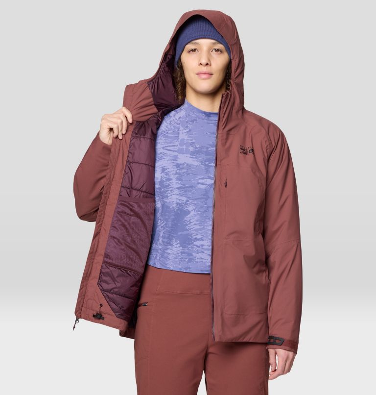 Manteau isolé Stretch Ozonic, Color: Bourbon Brown, image 5