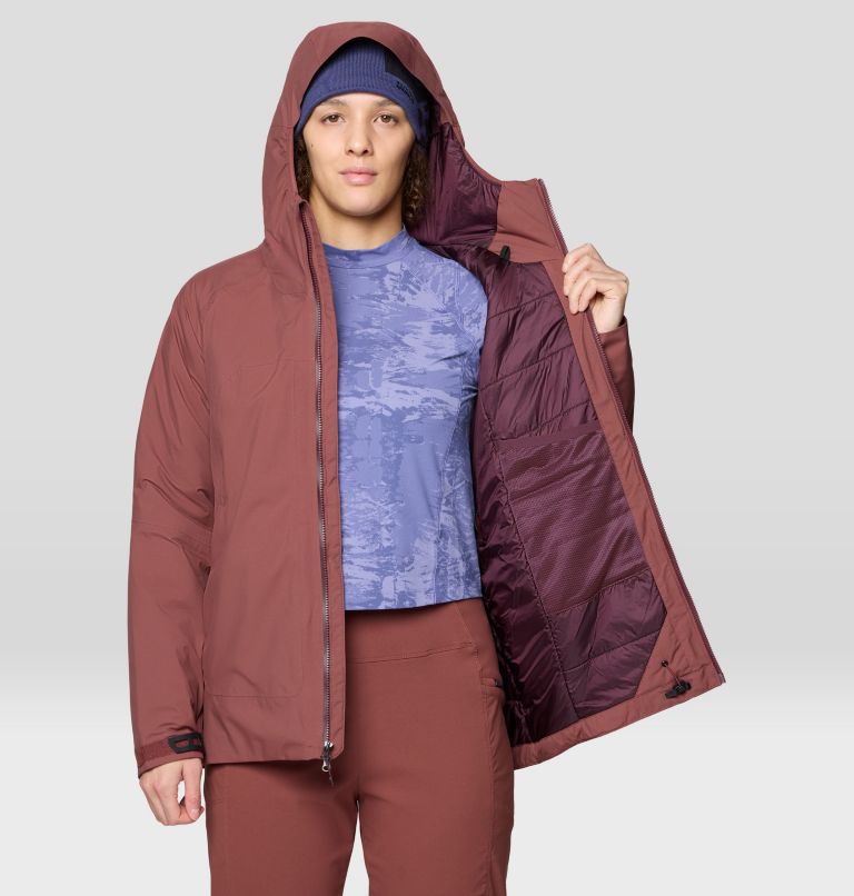 Manteau isolé Stretch Ozonic, Color: Bourbon Brown, image 6