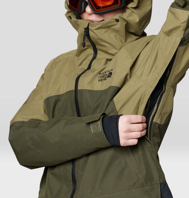 Women's Cloud Bank GORE-TEX Jacket, Color: Landslide, Dark Pine, Black, image 10