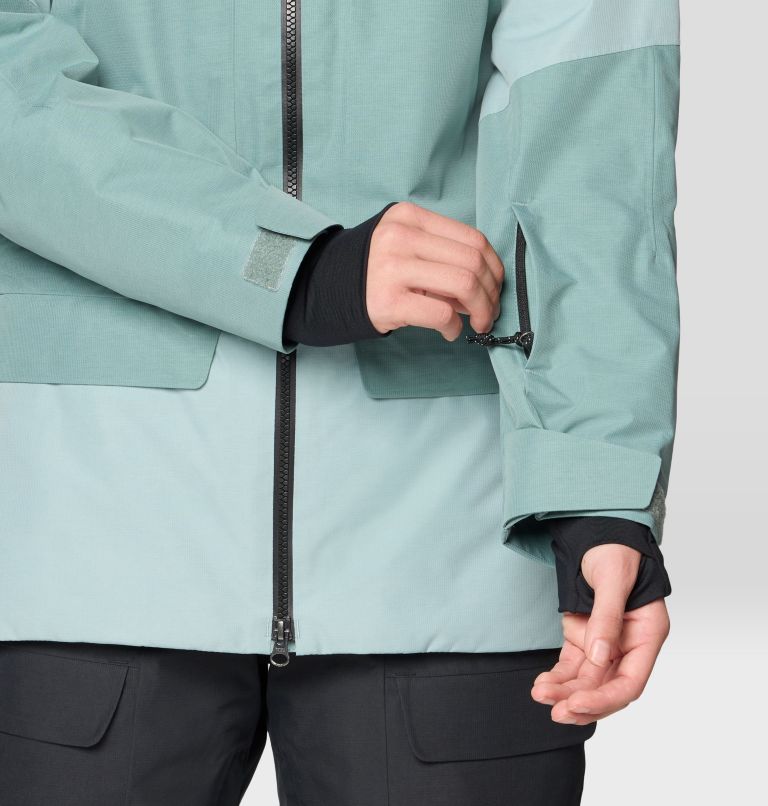 Women's Cloud Bank GORE-TEX Jacket, Color: Ice Shadow, Blue Sage, image 12