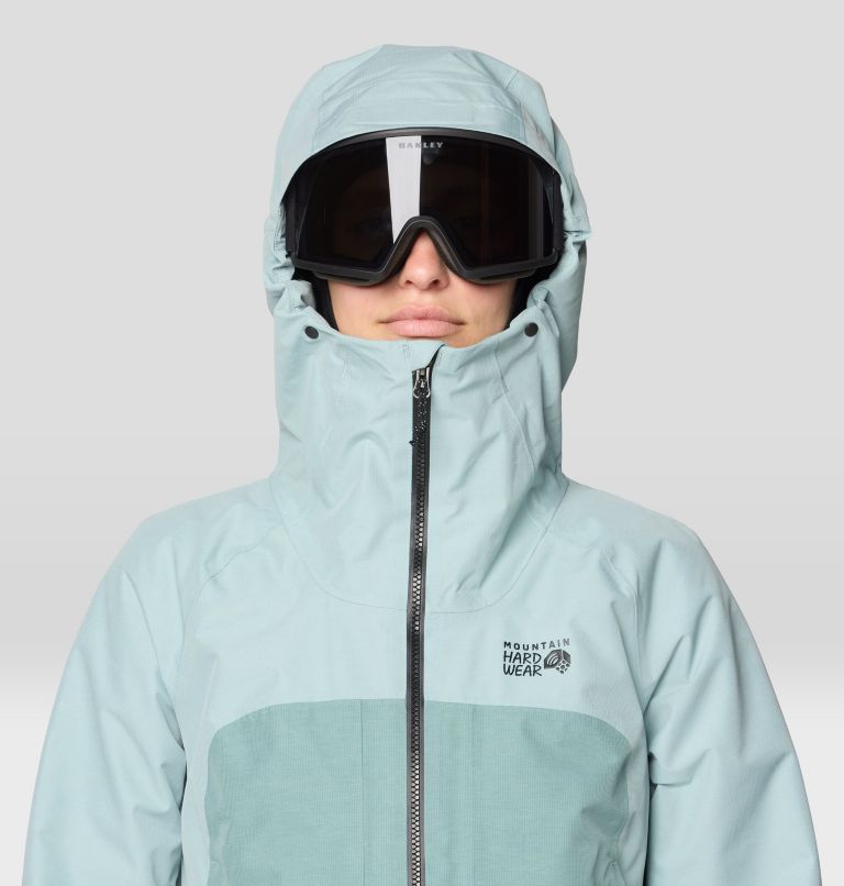 Women's Cloud Bank GORE-TEX Jacket, Color: Ice Shadow, Blue Sage, image 7