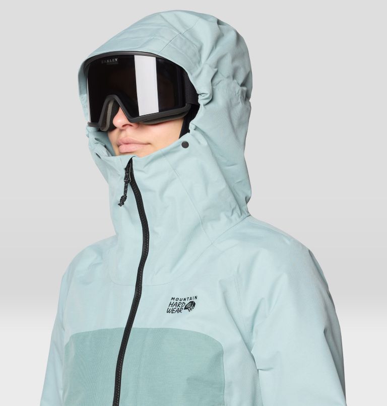 Women's Cloud Bank GORE-TEX Jacket, Color: Ice Shadow, Blue Sage, image 8
