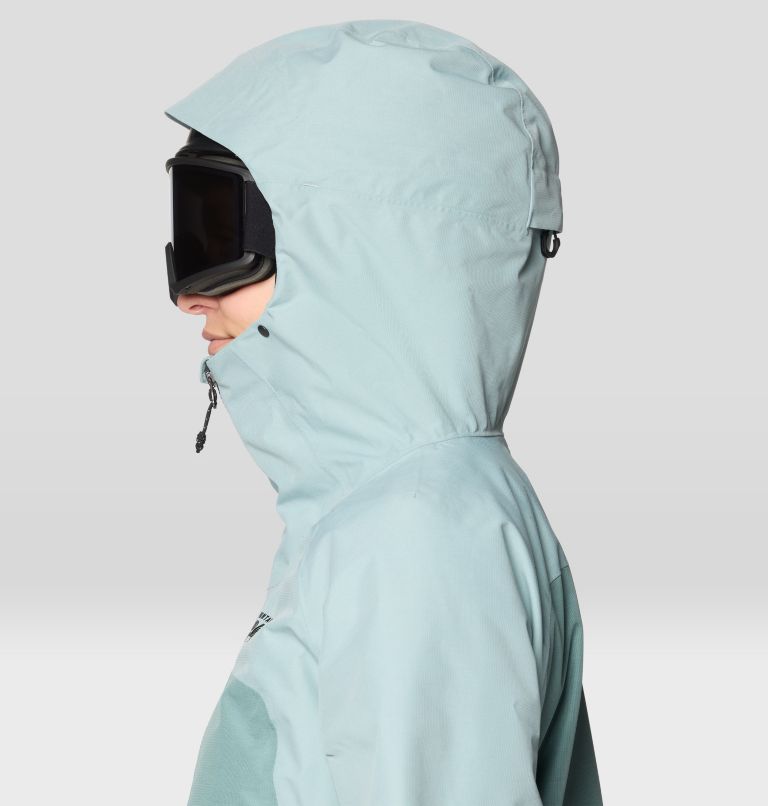 Women's Cloud Bank GORE-TEX Jacket, Color: Ice Shadow, Blue Sage, image 11