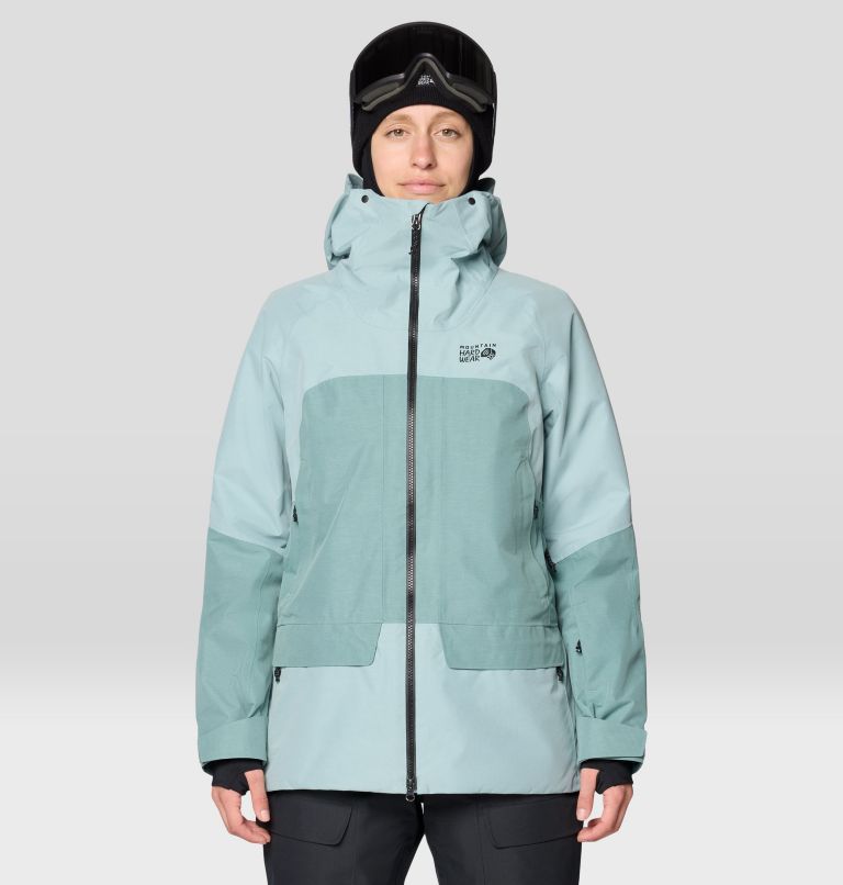 Women's Cloud Bank GORE-TEX Jacket, Color: Ice Shadow, Blue Sage, image 1