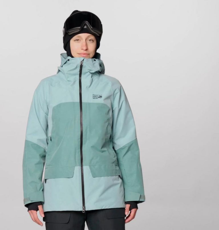 Women's Cloud Bank GORE-TEX Jacket, Color: Ice Shadow, Blue Sage