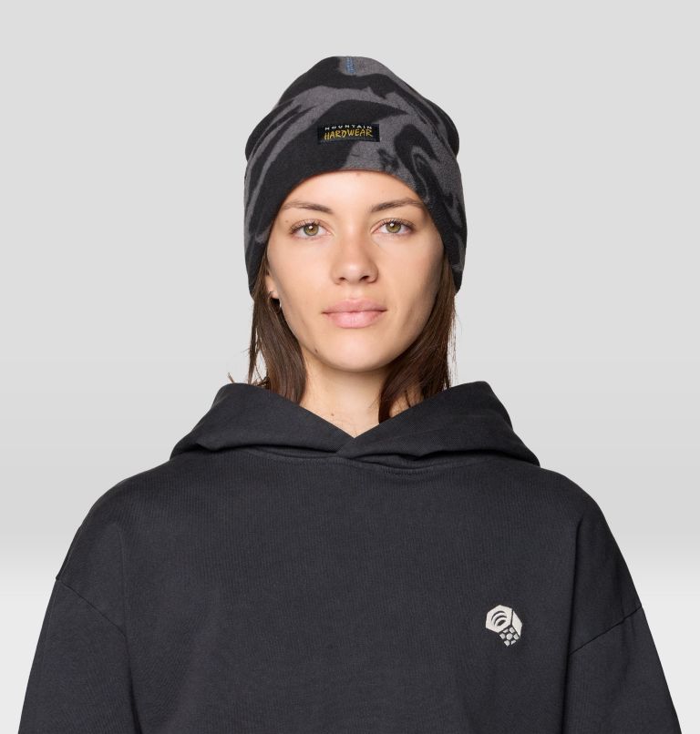 Ski Fleece Beanie | 007 | O/S, Color: Volcanic Rockstrata Print, image 5