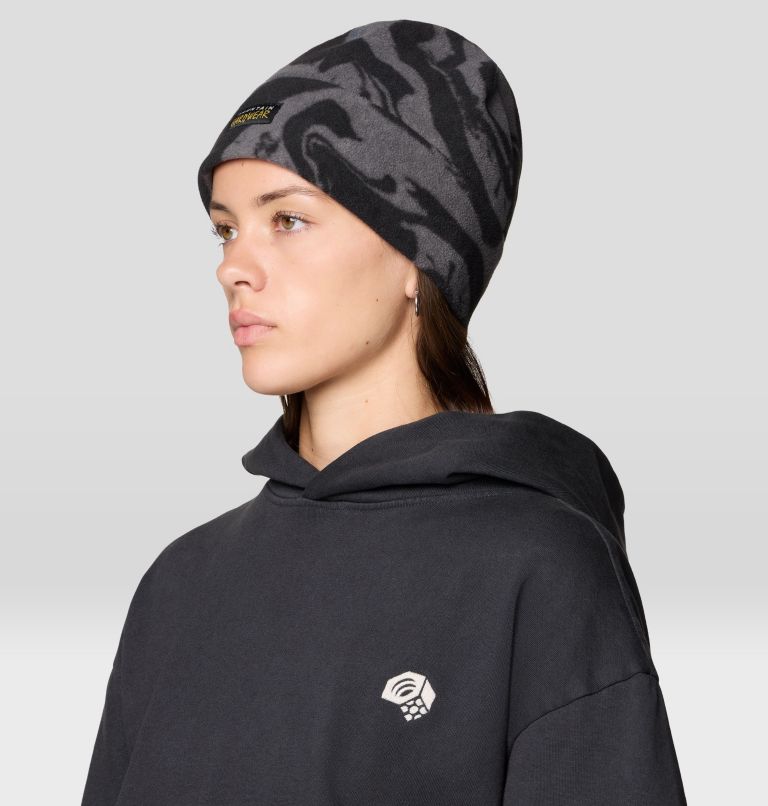 Ski Fleece Beanie | 007 | O/S, Color: Volcanic Rockstrata Print, image 7
