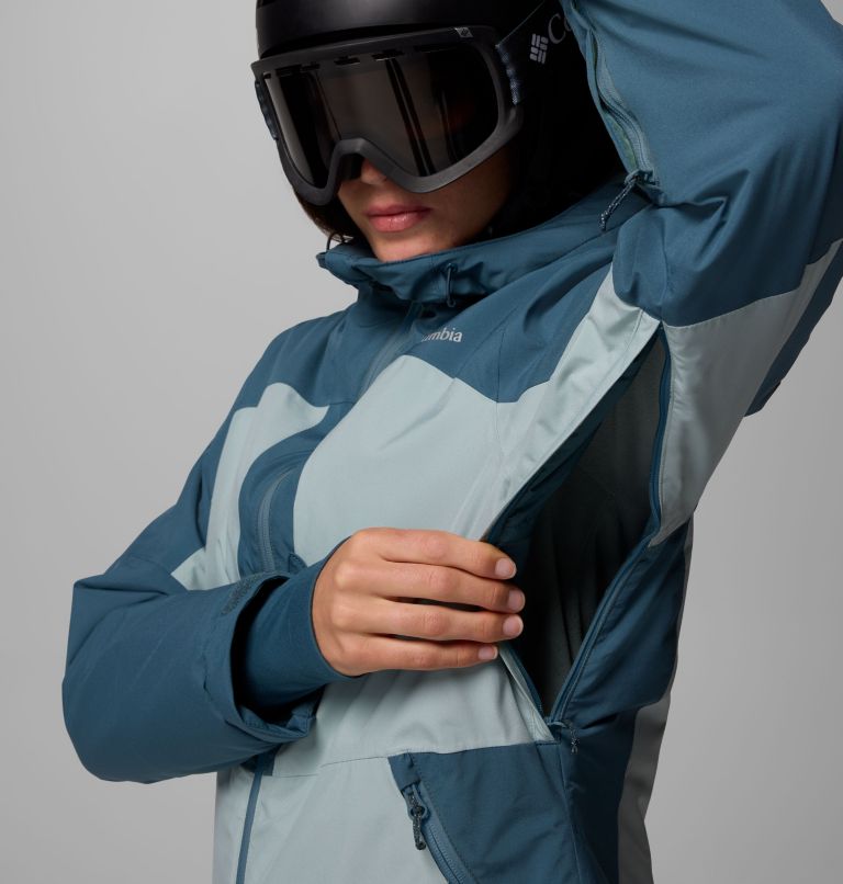 Liftline wasserdichte Ski Jacke für Frauen, Color: Crushed Blue, Everblue, image 6