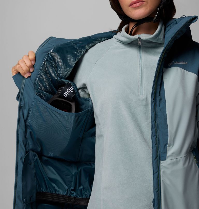 Liftline wasserdichte Ski Jacke für Frauen, Color: Crushed Blue, Everblue, image 8