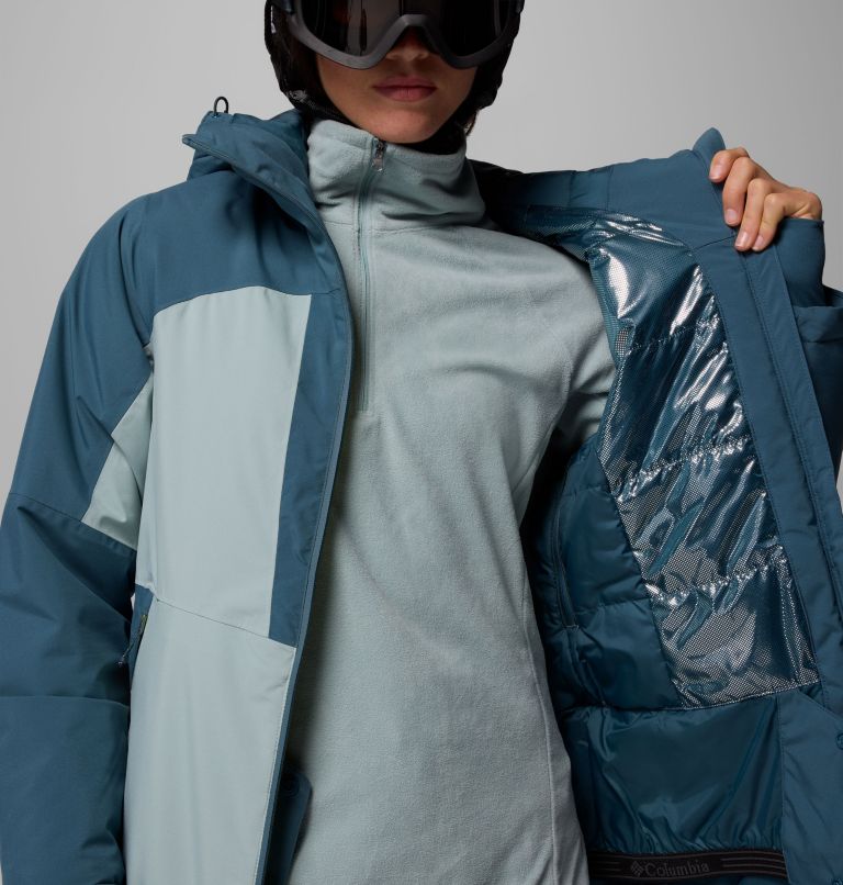Liftline wasserdichte Ski Jacke für Frauen, Color: Crushed Blue, Everblue, image 9