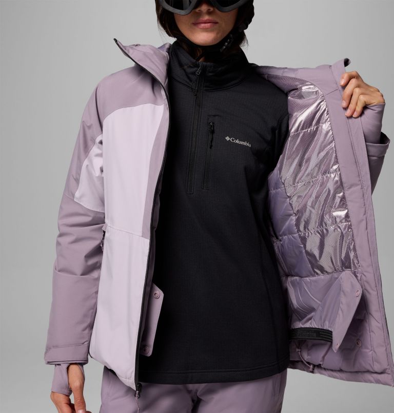 Liftline wasserdichte Ski Jacke für Frauen, Color: Lavender Pearl, Shale Purple, image 8