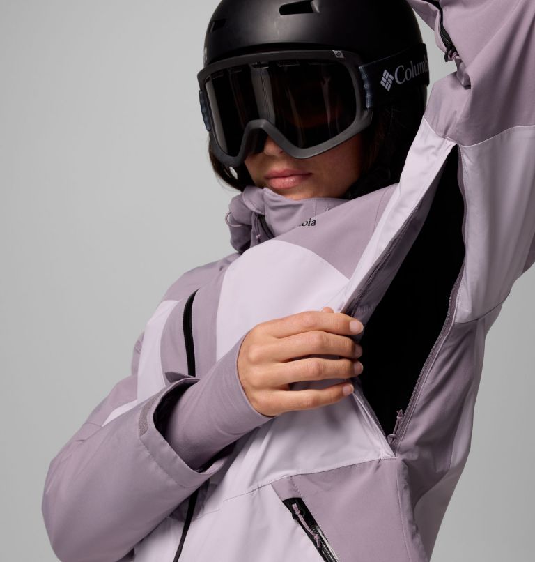 Liftline wasserdichte Ski Jacke für Frauen, Color: Lavender Pearl, Shale Purple, image 9
