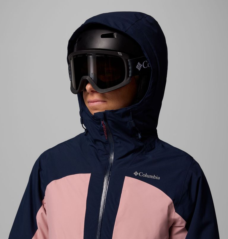 Liftline wasserdichte Ski Jacke für Frauen, Color: Eraser Pink, Collegiate Navy, Rich Wine, image 7