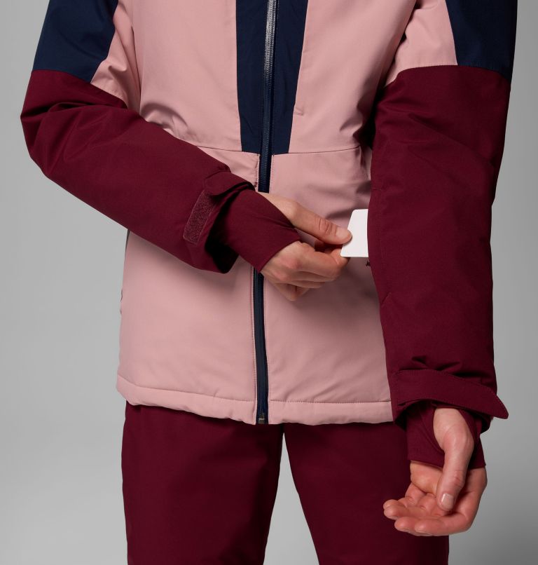 Liftline wasserdichte Ski Jacke für Frauen, Color: Eraser Pink, Collegiate Navy, Rich Wine, image 9