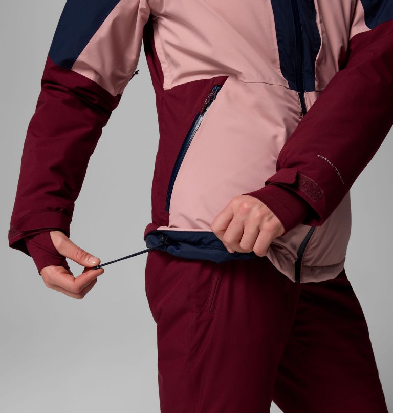 Liftline wasserdichte Ski Jacke für Frauen, Color: Eraser Pink, Collegiate Navy, Rich Wine, image 10
