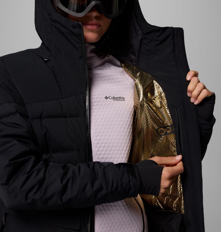 Women's Glacier Ridge Down Jacket, Color: Black, image 6