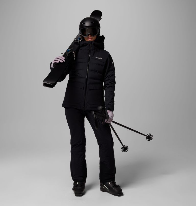 Women's Glacier Ridge Down Jacket, Color: Black, image 2