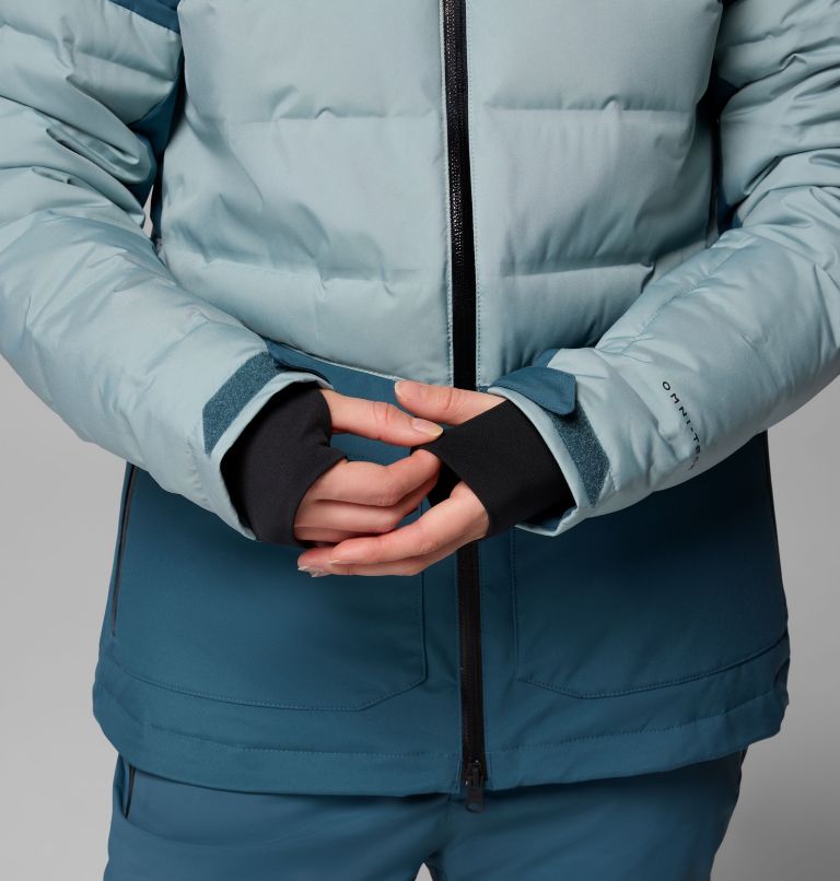 Women's Glacier Ridge Down Jacket, Color: Everblue, Crushed Blue, image 14