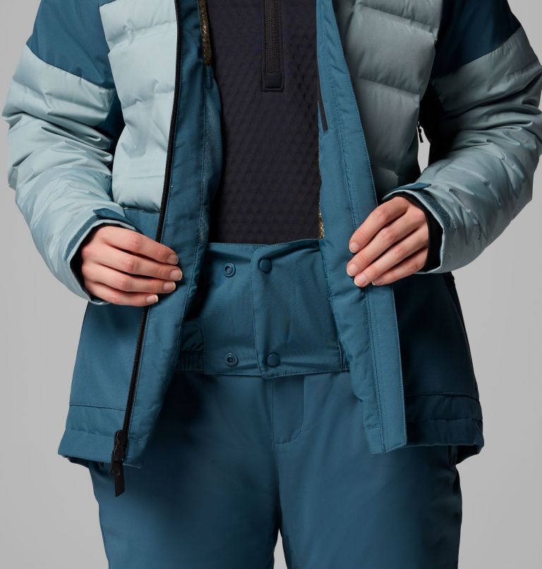 Women's Glacier Ridge Down Jacket, Color: Everblue, Crushed Blue, image 7